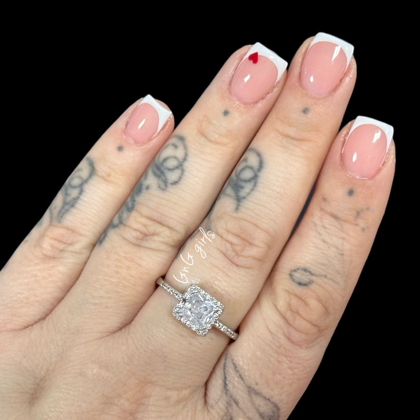 Square Cushion Halo Ring Size V