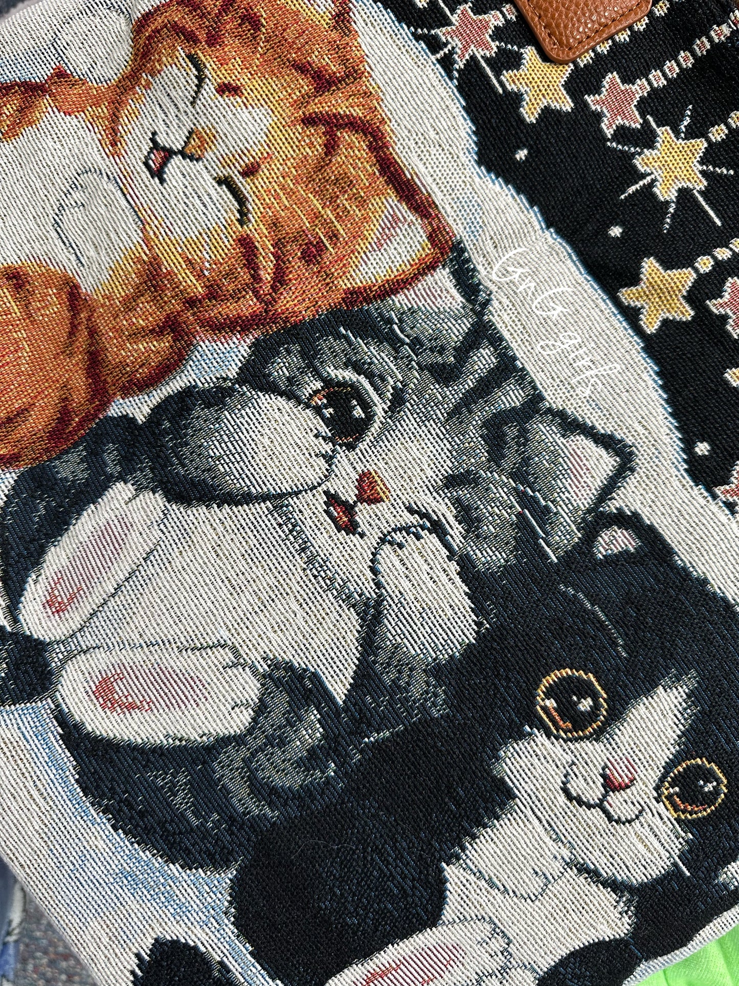 Trio Kitty Cat Tote Bag