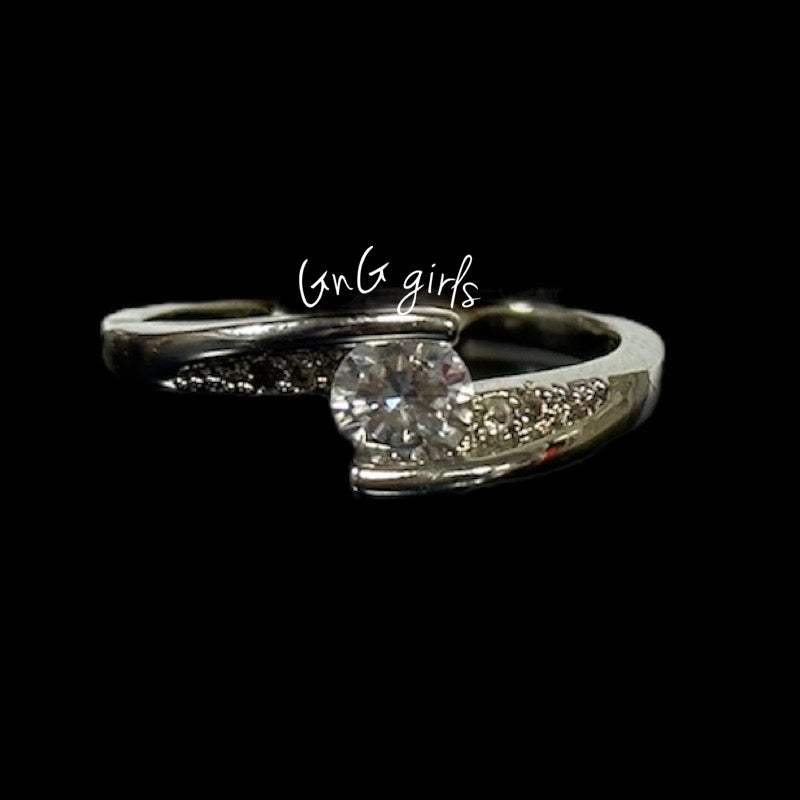 Solitaire Ring Size P