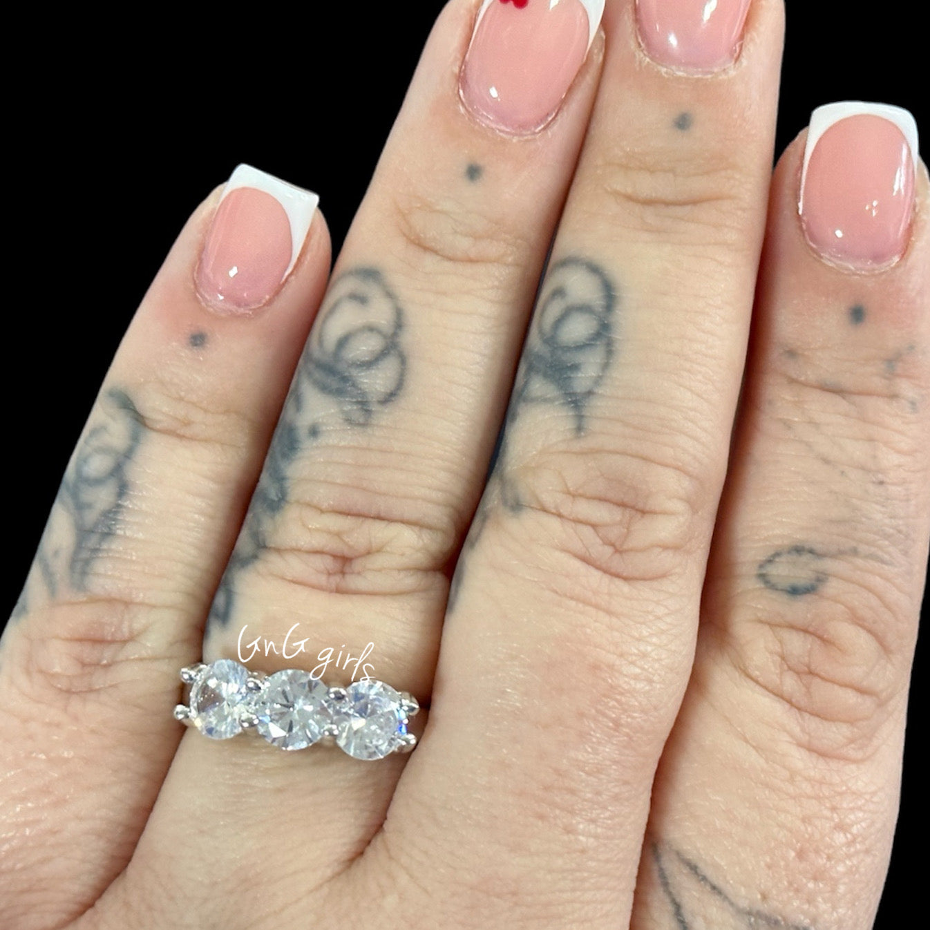 Trio Ring Size Q