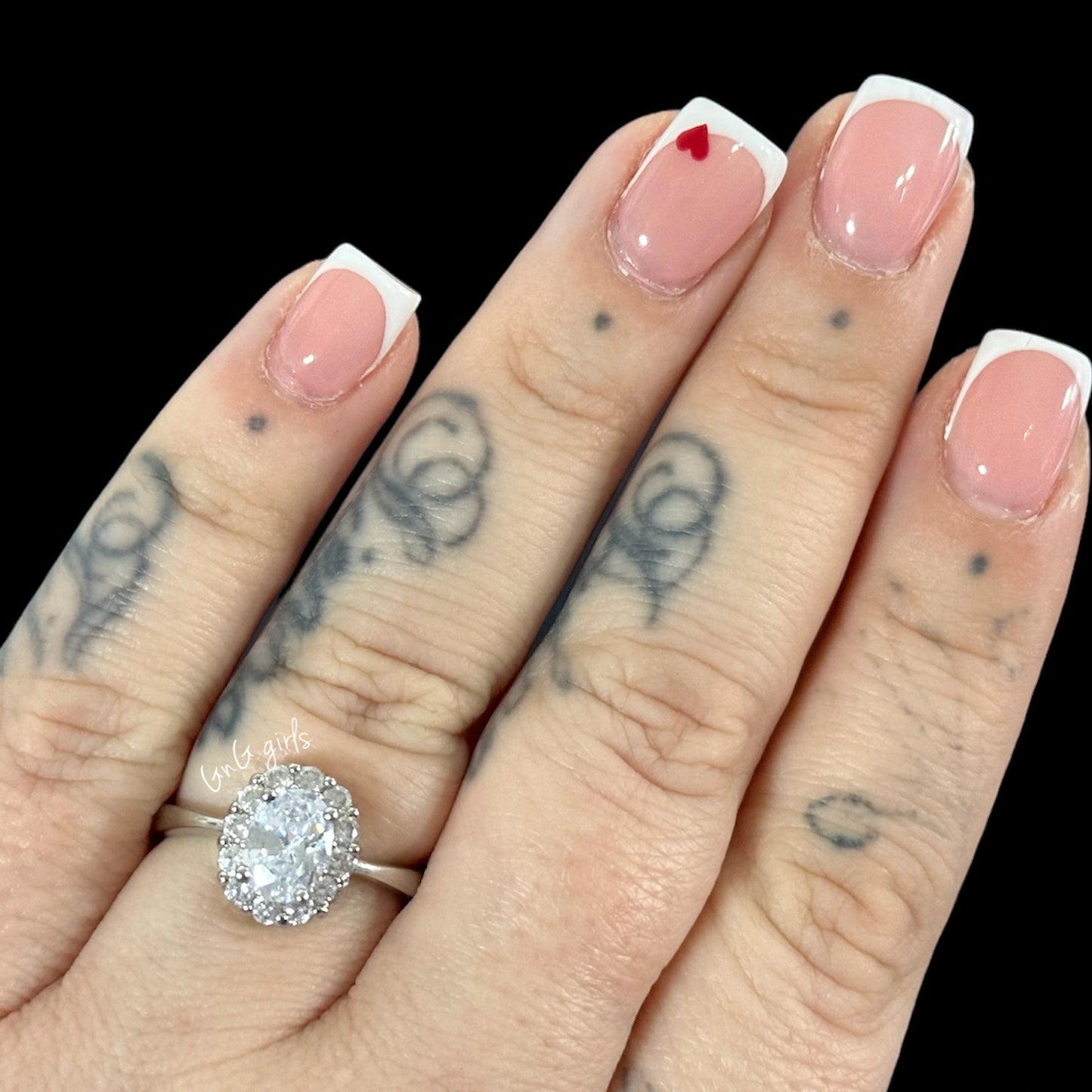 Oval Halo Ring Size K