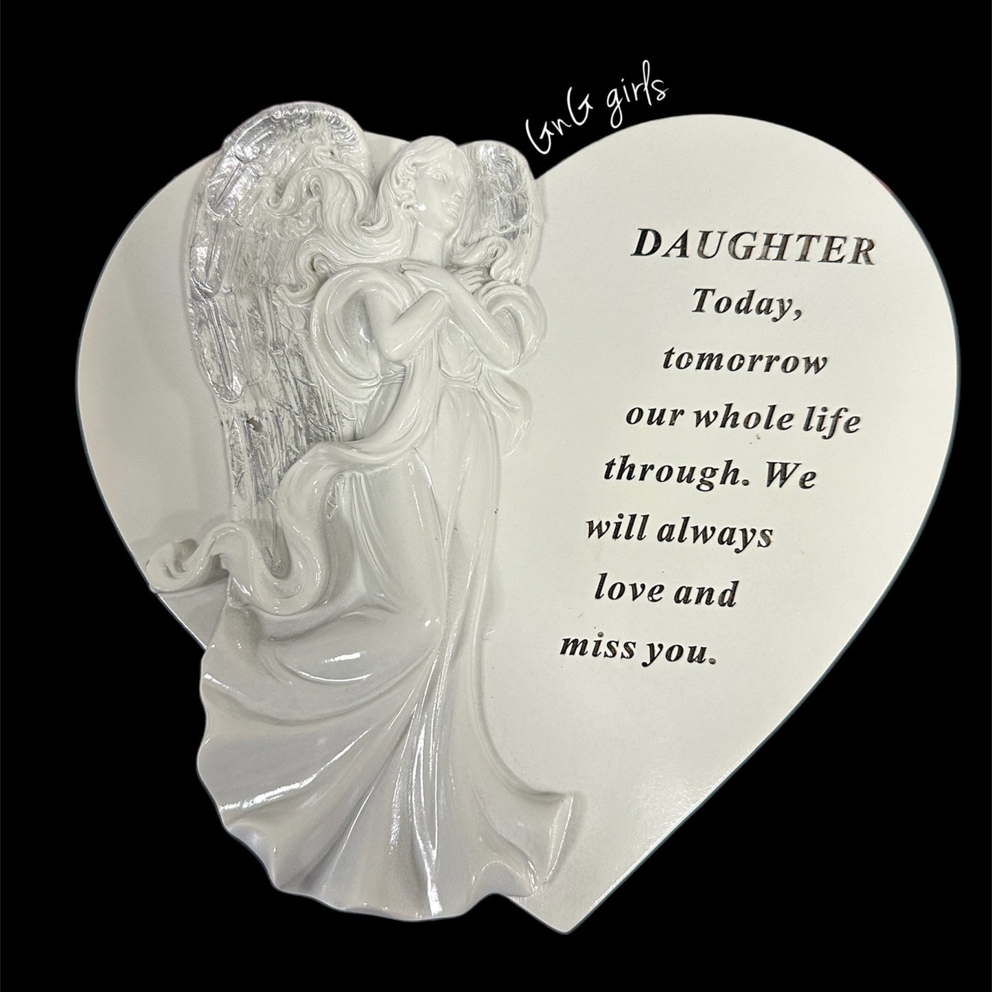 Memorial Plaque Daughter Heart