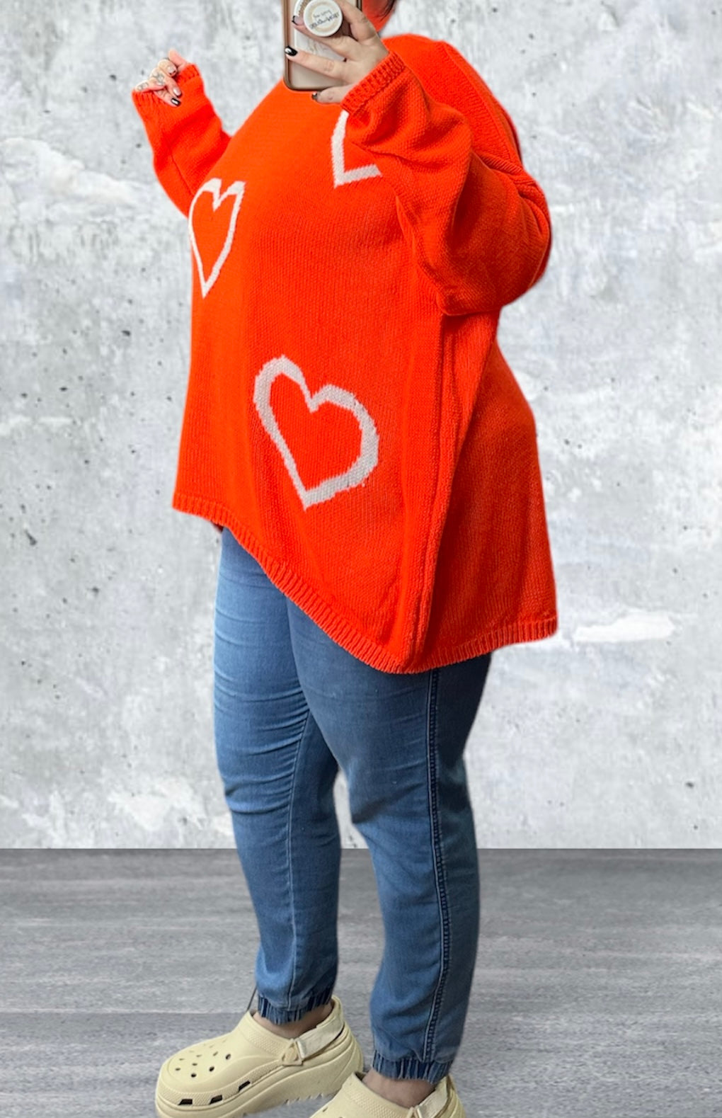 BB Love Hearts Chunky Knit Jumper