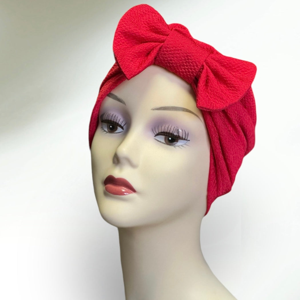 BB Bow Crinkle Turban