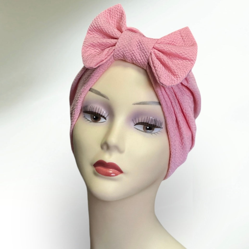 BB Bow Crinkle Turban