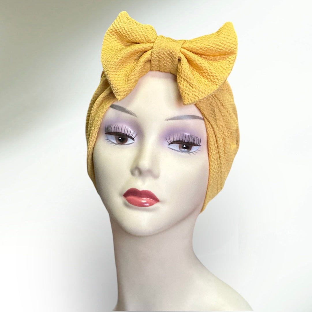 BB Bow Crinkle Turban