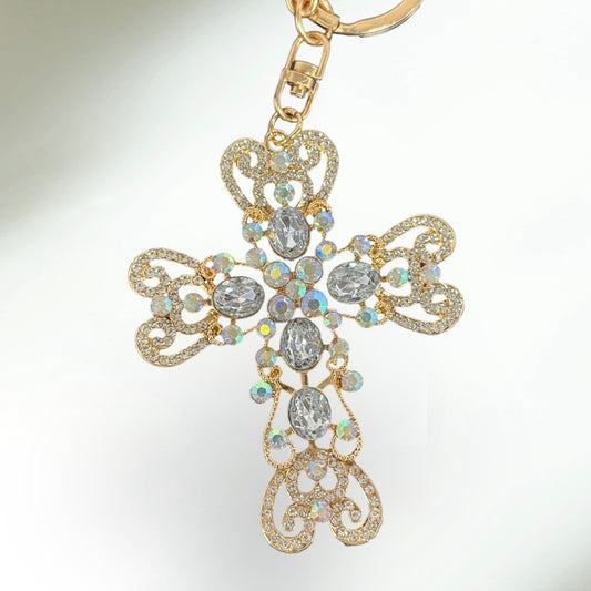 Charm Keyring Cross