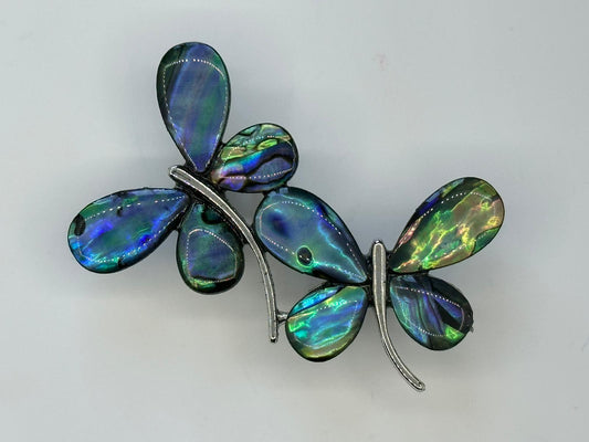 Butterflies  - Abalone Brooch