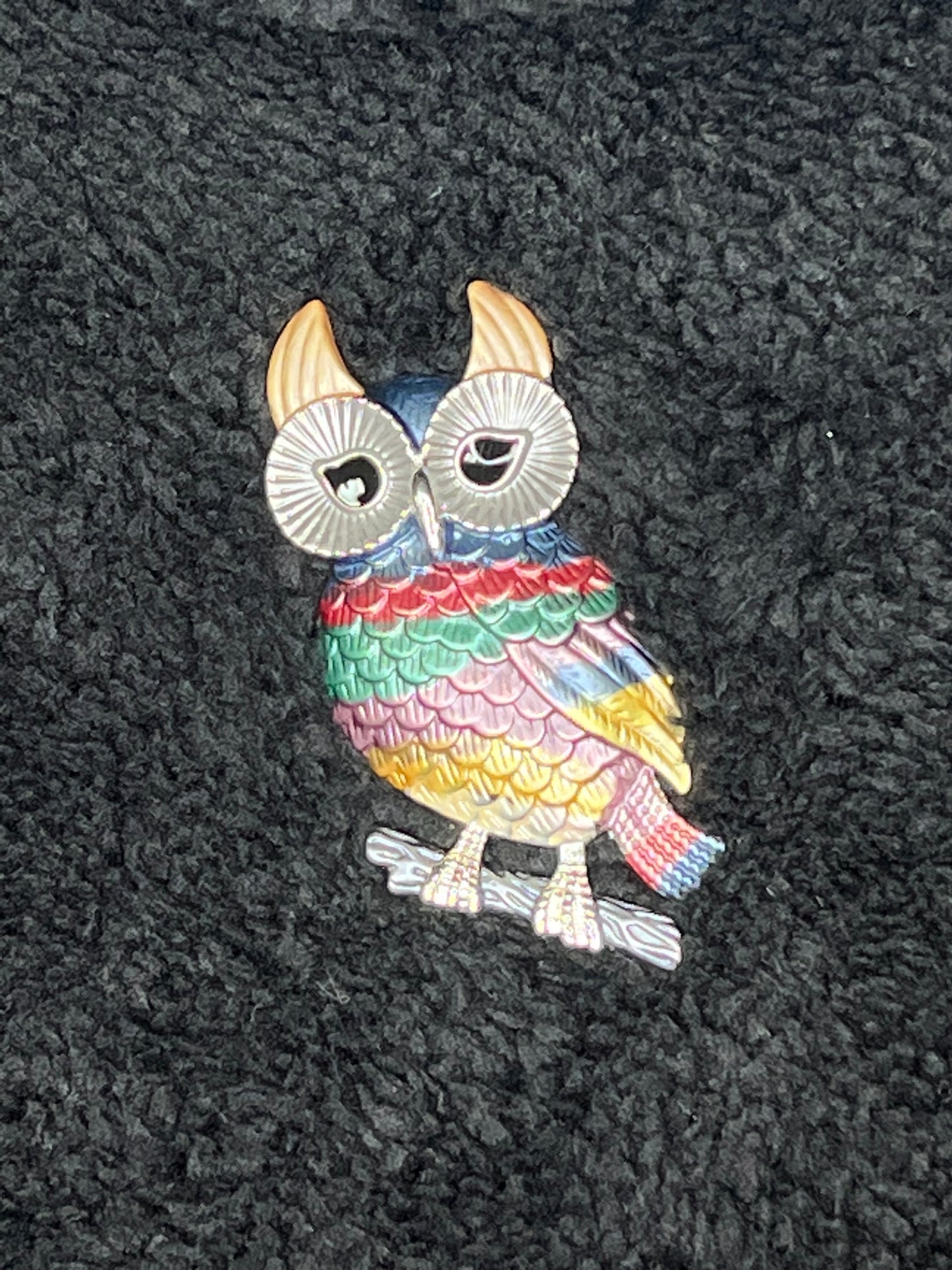 Magnetic Owl Brooch 1