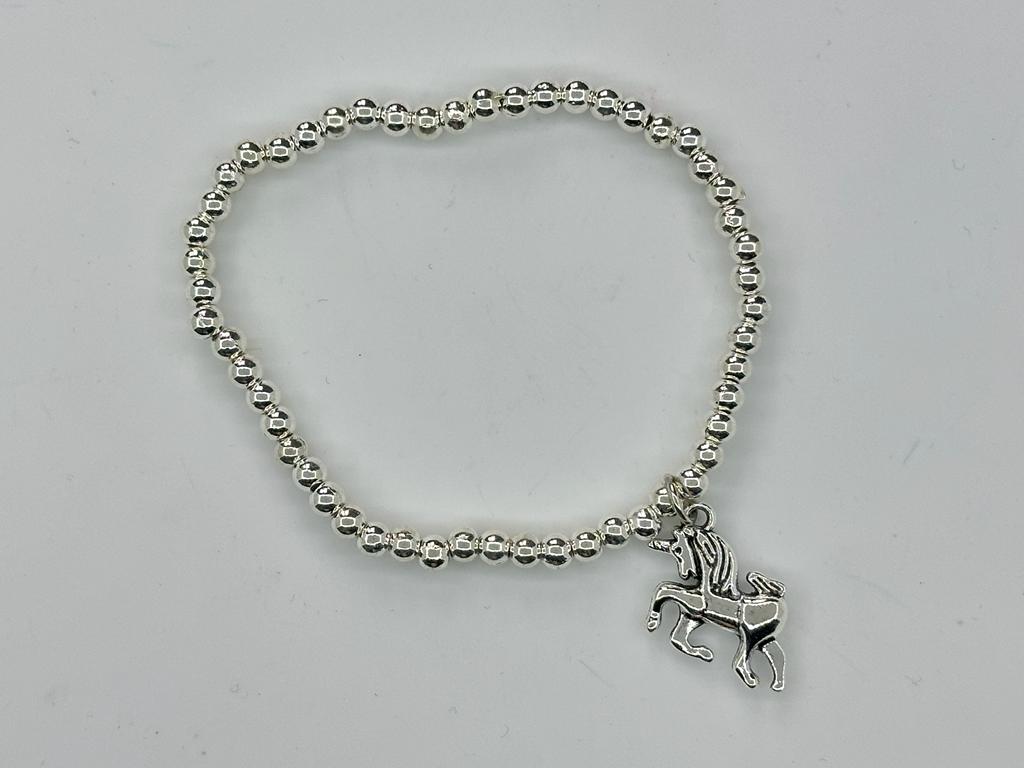 Heart Charm Bracelet with message