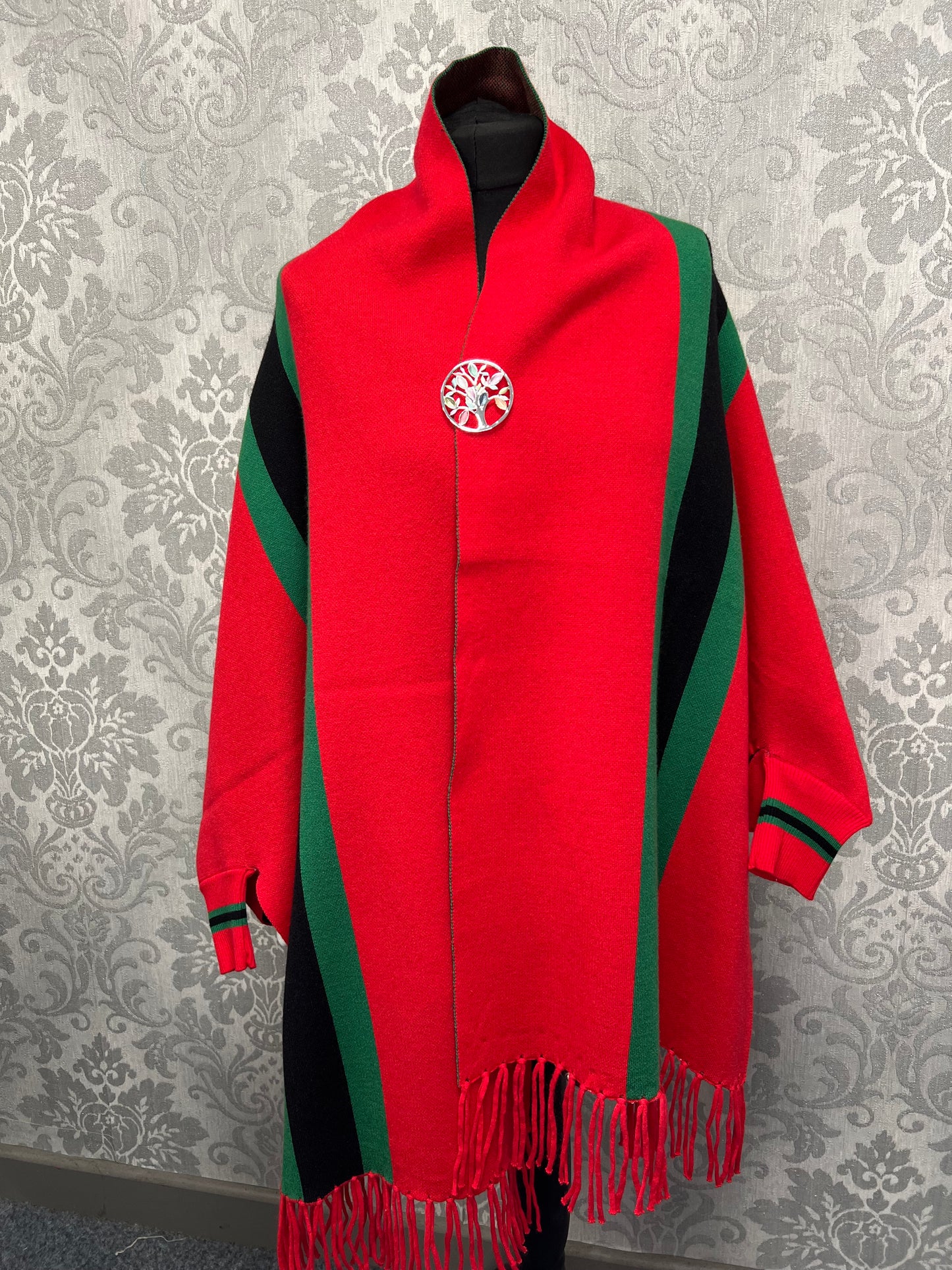 Red/Black/Green Wrap