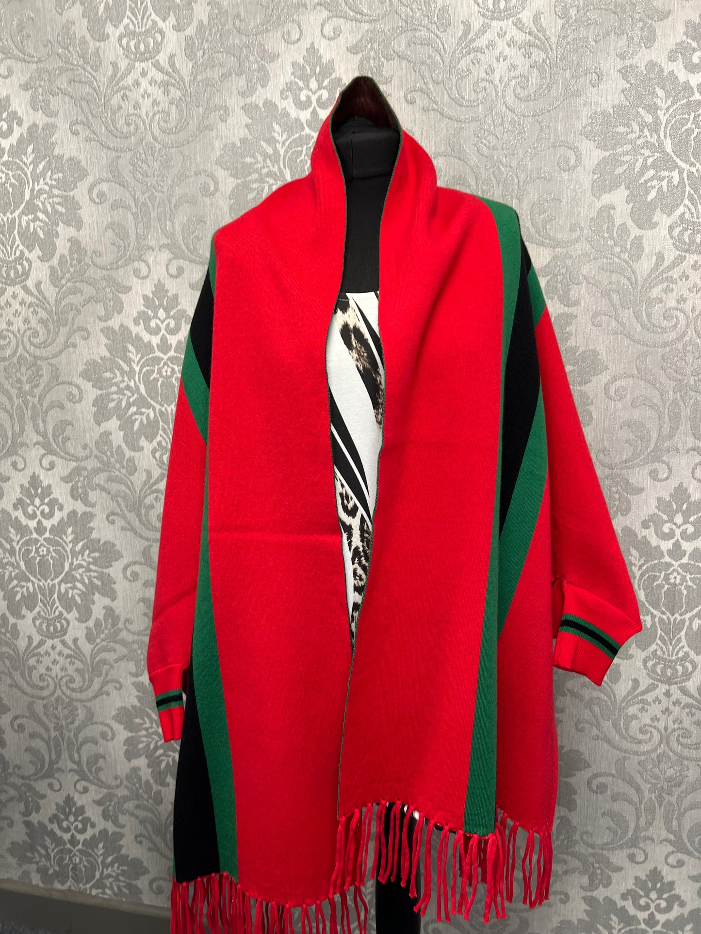 Red/Black/Green Wrap